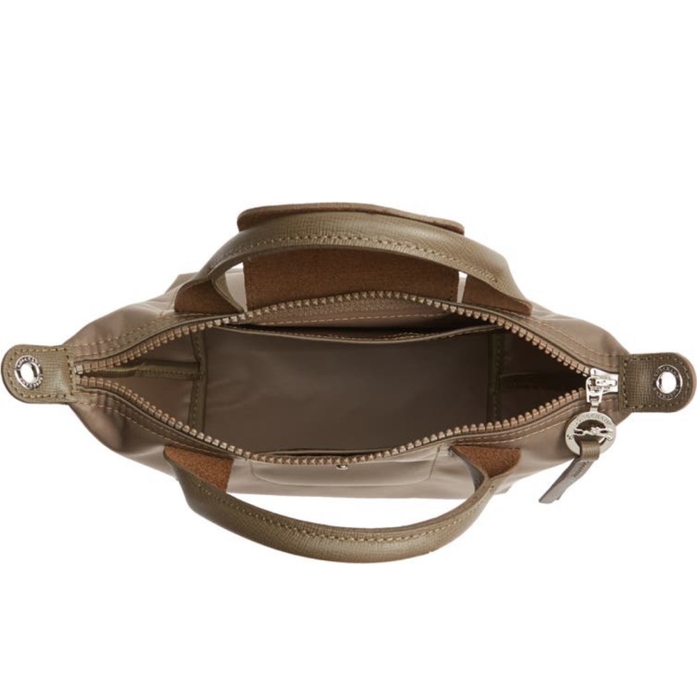 BNWT Longchamp Le Pliage Neo Nylon Extra Small Taupe Bag - Picture 5 of 9